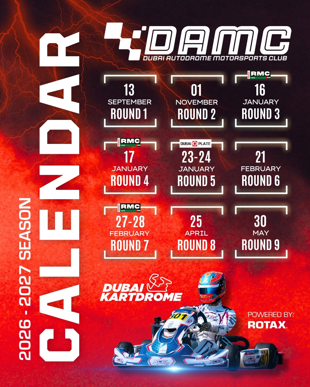 DAMC CALENDAR 2026-2027
